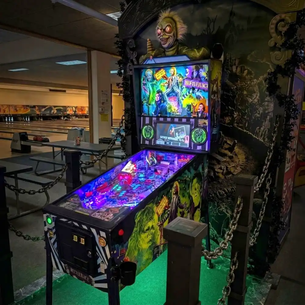 Custom Beetlejuice Pinball Machine at Funspot